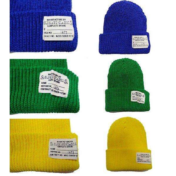 OLDMAN'S オールドマンズ ニット帽 SOLID WATCH CAP ソリッドワッチキャップ  タグ付き ニット帽 無地 メンズ OLD-2006 |  | 04