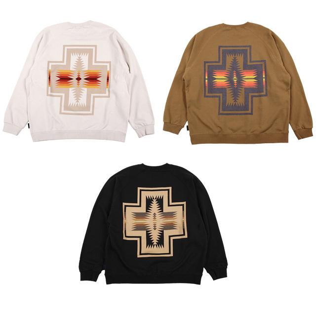 PENDLETON ペンドルトン メンズ ラグラン バックプリント スウェット プルオーバー トレーナー | PENDLETON | 01