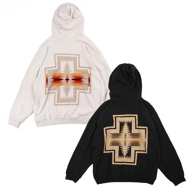 PENDLETON ペンドルトン メンズ ラグラン バックプリント スウェット フーディー プルパーカー | PENDLETON | 01