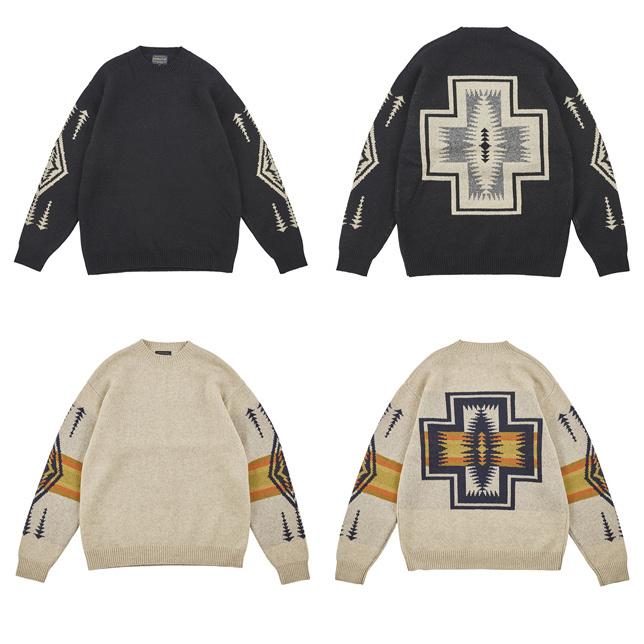 PENDLETON ペンドルトン メンズ ラムズウールモックネックセーター 柄物 ニット | PENDLETON | 02