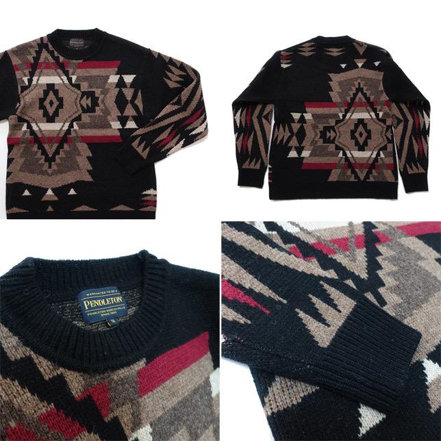 PENDLETON ペンドルトン メンズ ラムズウールモックネックセーター 柄物 ニット | PENDLETON | 03