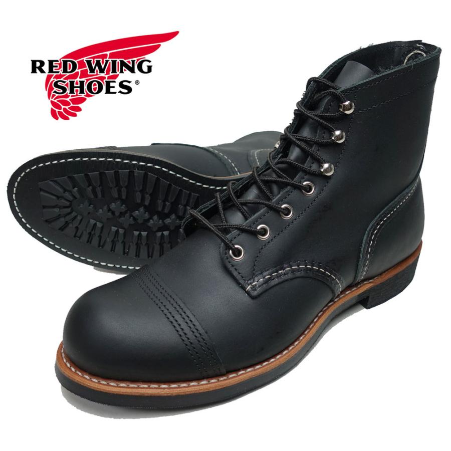 レッドウィング アイアンレンジャー 8084 ブラック メンズ レザーブーツ REDWING Iron Ranger :redwing050