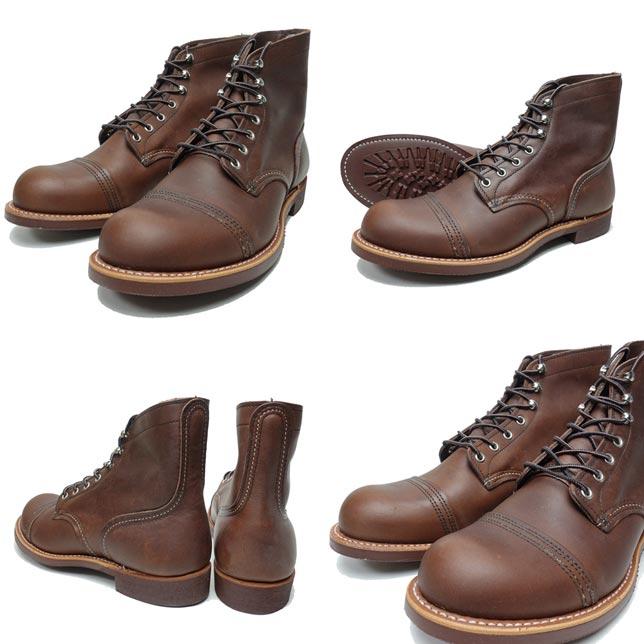 レッドウィング アイアンレンジャー 8111 アンバー メンズ レザーブーツ REDWING Iron Ranger | RED WING SHOES | 02
