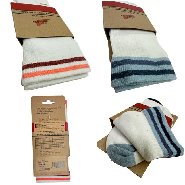 レッドウィング レッドウイング 靴下 ソックス ヴィンテージストライプ コットンブレンドクルー ラインソックス RED WING SHOES 97666 97667 | RED WING SHOES | 02