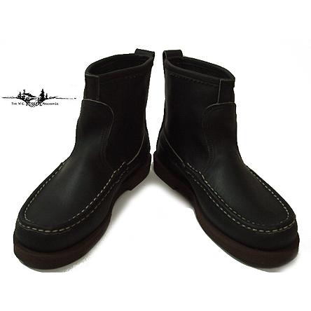 ラッセルモカシン ノックアバウト ブーツ 10.5E ブラック クロムエクセル RUSSELL MOCCASIN ラッセルモカシン ノックアバウトブーツ ブラック