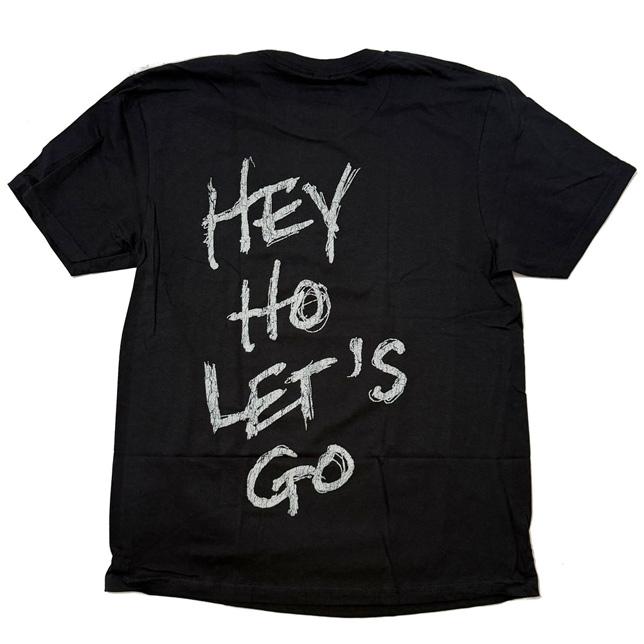 ロックオフ Tシャツ 半袖  ラモーンズ イーグル 黒 ROCK OFF RAMONES SEAL HEY HO ブラック 両面プリントTシャツ バックプリント |  | 02