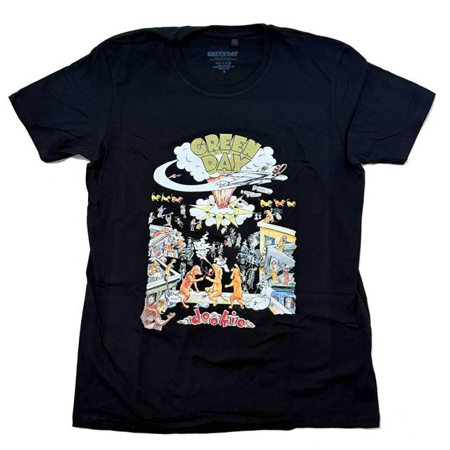 ロックオフ Tシャツ 半袖 グリーンデイ ドゥーキー 黒 ROCK OFF GREEN DAY 1994 TOUR ブラック プリントTシャツ |  | 01