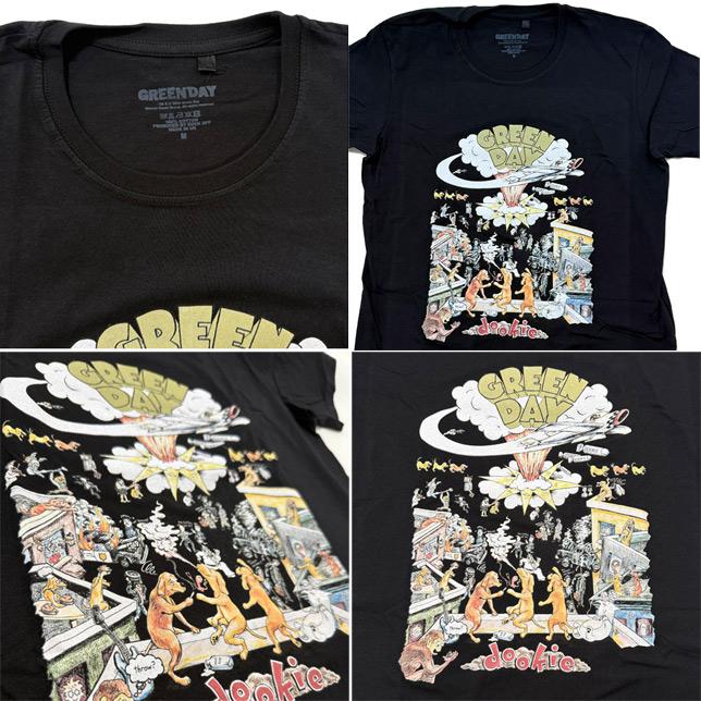 ロックオフ Tシャツ 半袖 グリーンデイ ドゥーキー 黒 ROCK OFF GREEN DAY 1994 TOUR ブラック プリントTシャツ |  | 02