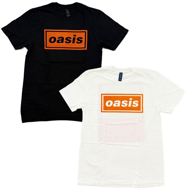 ロックオフ Tシャツ 半袖 オアシス パス 黒 白 ブラック ホワイト ROCK OFF Oasis Definitely Maybe AAA Pass 両面プリントTシャツ バックプリント |  | 01