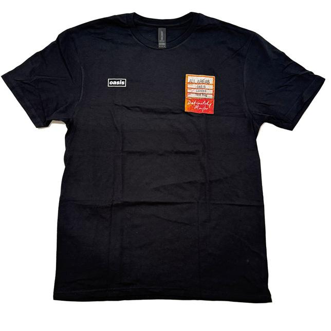 ロックオフ Tシャツ 半袖 オアシス セットリスト 黒 ROCK OFF