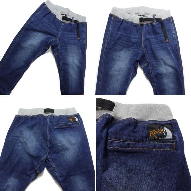 ロックス エムジー デニム ウッド パンツ ROKX MG DENIM WOOD PANT ロングパンツ リブパンツ RXMS191023 | ROKX | 01
