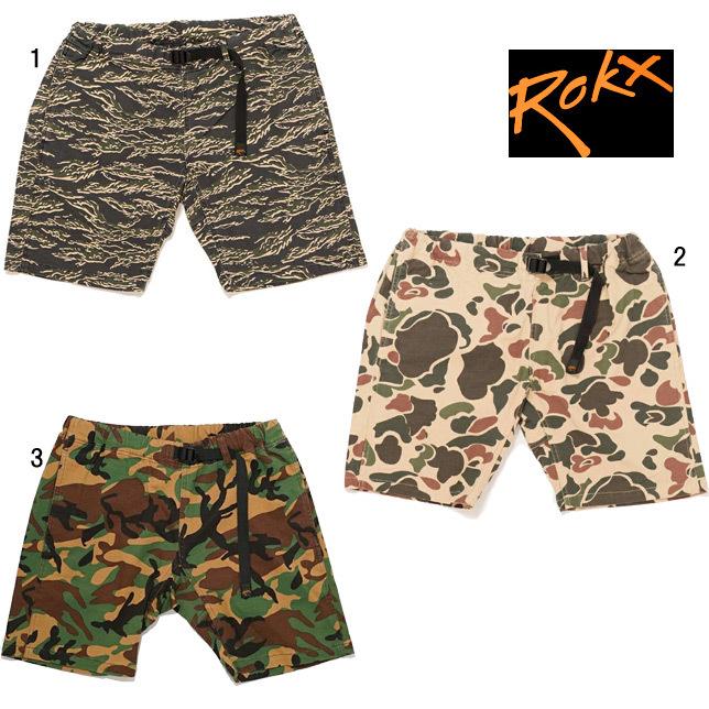 ロックス エムジーカモフラージュショーツ ROKX MG CAMOUFLAGE SHORT 迷彩柄 ショートパンツ RXMS193028 | ROKX