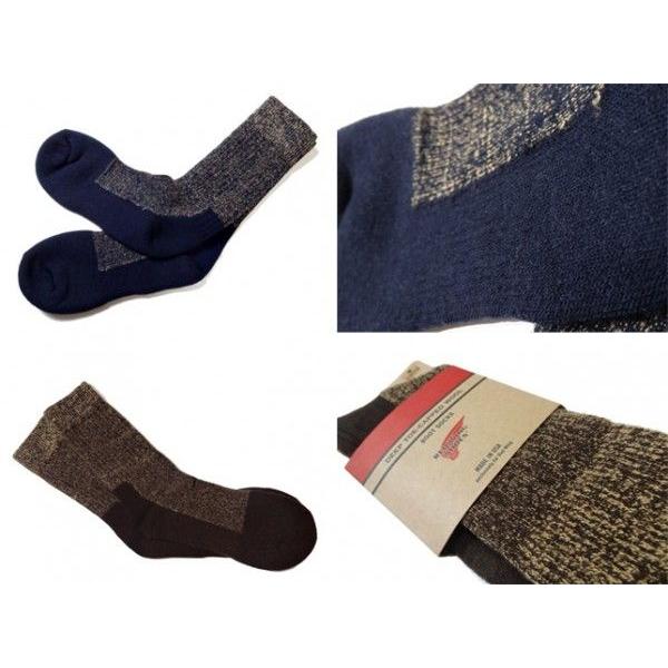 RED WING レッドウイング ソックス ディープ トゥキャップト ウール ブーツ ソックス 靴下 97173 97174 | RED WING SHOES | 01