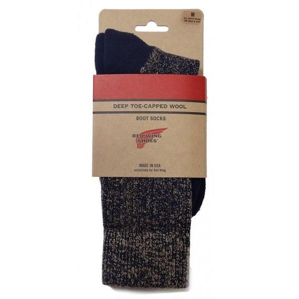 RED WING レッドウイング ソックス ディープ トゥキャップト ウール ブーツ ソックス 靴下 97173 97174 | RED WING SHOES | 02