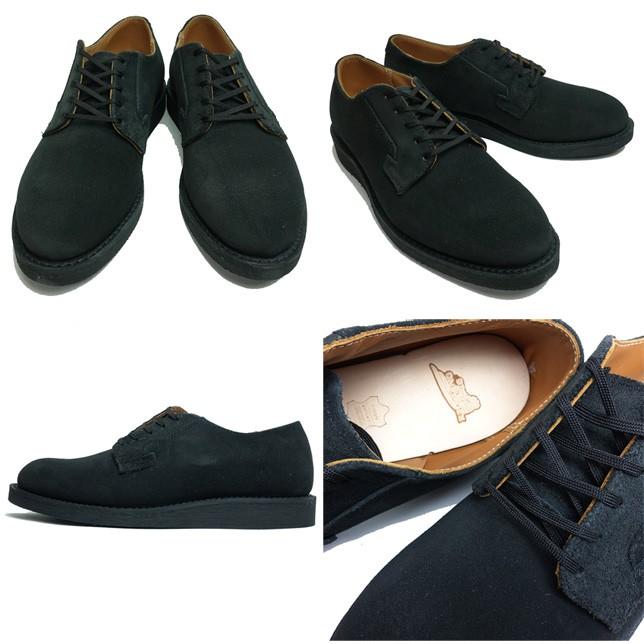 REDWING レッドウィング レッドウイング 9112 ポストマン オックスフォード スウェード ブラック 短靴 ローカット | RED WING SHOES | 01