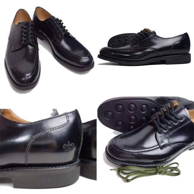 SANDERS サンダース ミリタリー Uチップ ダービーシューズ シューレースローカットシューズ 1130 ブラック | SANDERS | 01