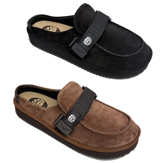 SHAKA（シャカ） モック ミュール タッセル スエード キルトタッセル