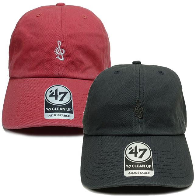 Si エスアイ フォーティーセブン '47 CLEAN UP CAP 116230101 音符 ベースボールキャップ メンズレディース |  | 01