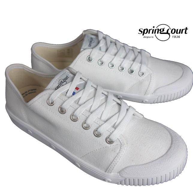 spring court スプリングコート G2 Classic Canvas キャンバススニーカー ホワイト メンズ G2N1 | Spring Court