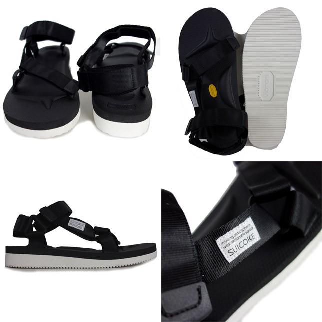 SUICOKE スイコック DEPA-V メンズ レディース ストラップ サンダル ビブラムソール ブラック | suicoke | 01