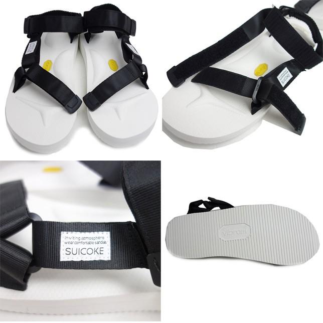 SUICOKE スイコック DEPAV メンズ レディース ストラップ サンダル ビブラムソール ホワイト | suicoke | 01