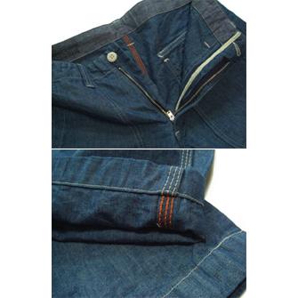 【SALE】SUNNY SPORTS サニースポーツ デニムリネン シャンブレーベイカーパンツ　クロップドパンツ |  | 03