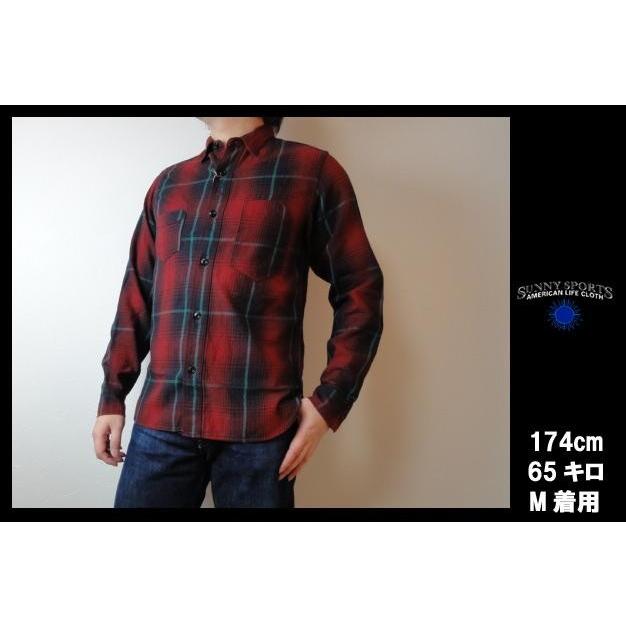 【SALE】 SUNNY SPORTS サニースポーツ REILROARD CHECK SHIRTS チェックネルシャツ 2カラー |  | 01