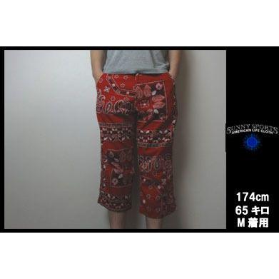 【SALE】SUNNY SPORTS サニースポーツ バンダナ柄 7分丈 クロップドパンツ | SUNNY SPORTS | 01