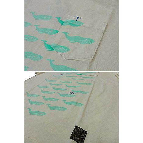 【SALE】 アンドセル×カツヲデザイン WHALES POCKET TEE くじら Tシャツ サニースポーツ | SUNNY SPORTS | 02