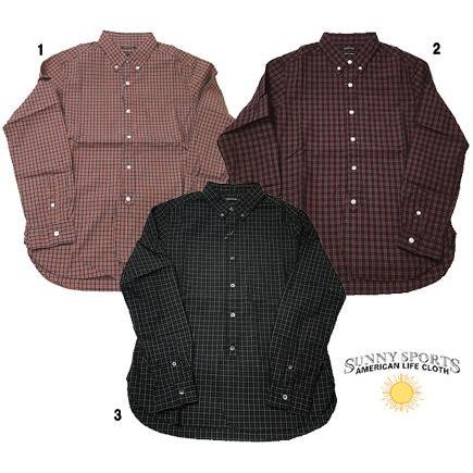 【SALE】 SUNNY SPORTS サニースポーツ  CHECK BD SHIRTS チェックシャツ | SUNNY SPORTS