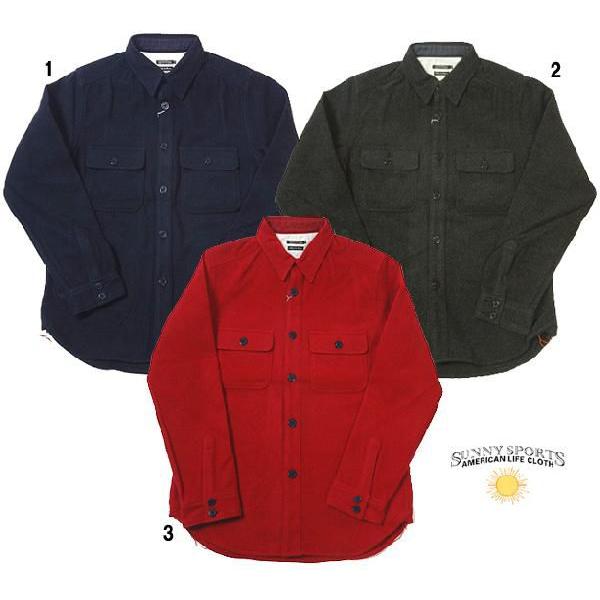 【SALE】 SUNNY SPORTS サニースポーツ CPO JACKET CPO ウール ジャケット シャツジャケット メルトン | 