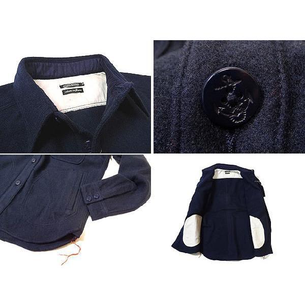 【SALE】 SUNNY SPORTS サニースポーツ CPO JACKET CPO ウール ジャケット シャツジャケット メルトン |  | 02