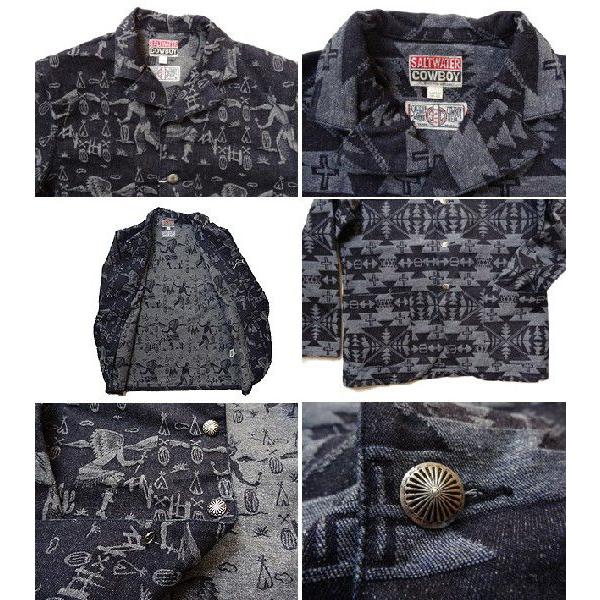 SALTWATER COWBOY ソルトウォーターカウボーイ インディアン デニム ジャケット テーラードジャケット サニースポーツ | SUNNY SPORTS | 02