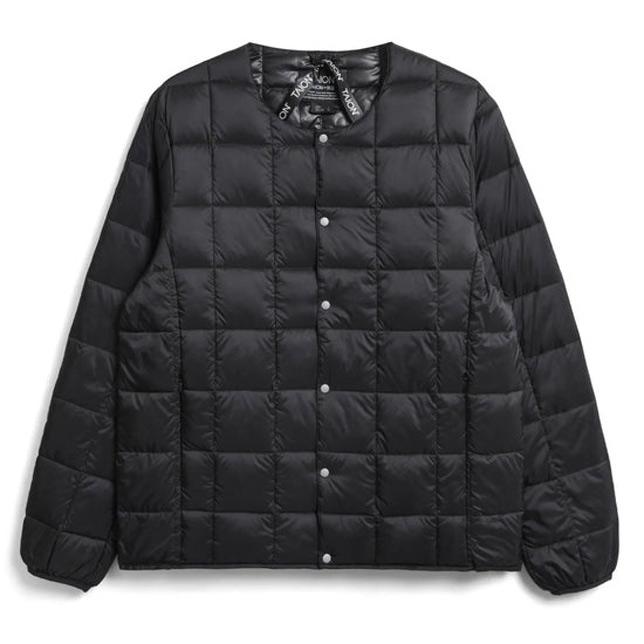 タイオン ダウン メンズ 体温 ベーシック クルーネックボタン インナーダウンジャケット 定番無地 TAION-104 ライトダウンジャケット | TAION | 05