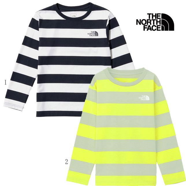 ザ・ノース・フェイス ロングスリーブフィールドボーダーティー キッズ NTJ32320 長袖Tシャツ ロンT 子供 ジュニア | THE NORTH FACE