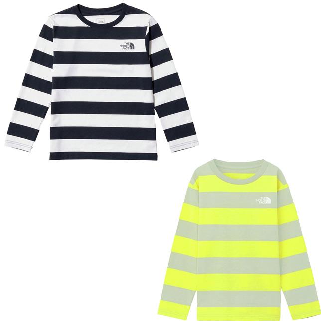 ザ・ノース・フェイス ロングスリーブフィールドボーダーティー キッズ NTJ32320 長袖Tシャツ ロンT 子供 ジュニア | THE NORTH FACE | 01