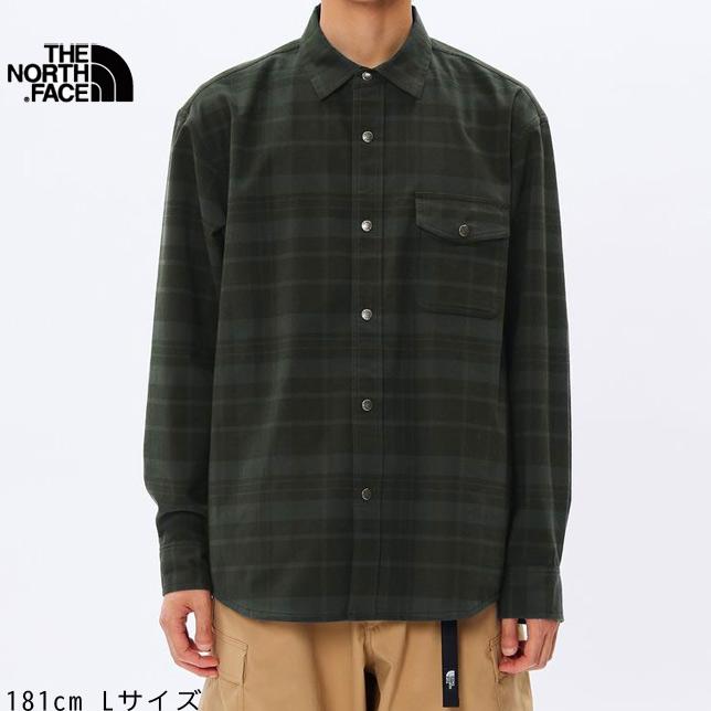 ザ・ノース・フェイス ロングスリーブストレッチフランネルシャツ ユニセックス NR62031 長袖 チェックシャツ | THE NORTH FACE | 02
