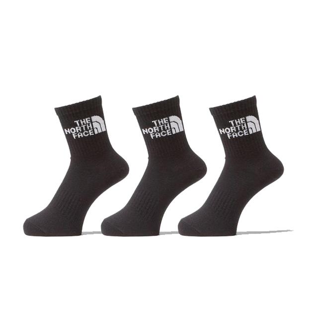 ザ・ノース・フェイス TNF ジャカード ロゴ 3P クルー ユニセックス NN82411 ソックス 靴下 | THE NORTH FACE | 03