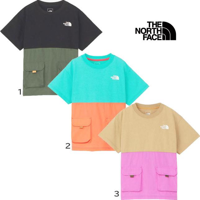 ザ・ノース・フェイス アドベンチャーティー キッズ NTJ32433 配色切替デザイン ポケット Tシャツ | THE NORTH FACE