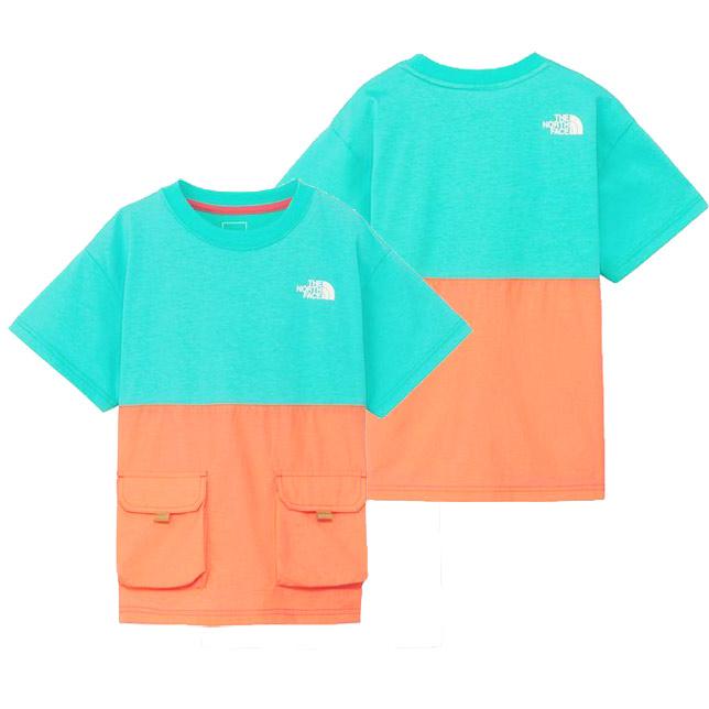ザ・ノース・フェイス アドベンチャーティー キッズ NTJ32433 配色切替デザイン ポケット Tシャツ | THE NORTH FACE | 03