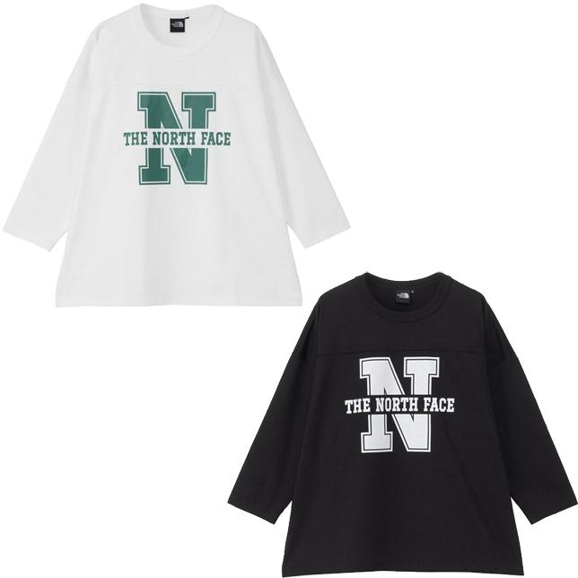 THE NORTH FACE ザ・ノース・フェイス スリークォーターフットボールティー ユニセックス NT82438 7分袖Tシャツ 3/4 FOOTBALL TEE | THE NORTH FACE | 01
