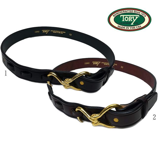 トリーレザー ベルト フックバックル フーフピックベルト 黒 ブラック 茶 ブラウン TORY LEATHER HOOF PICK BELT 2260 2262 | 