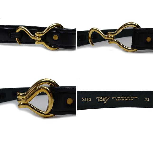 トリーレザー ベルト フックバックル フーフピックベルト 黒 ブラック 茶 ブラウン TORY LEATHER HOOF PICK BELT 2260 2262 |  | 02