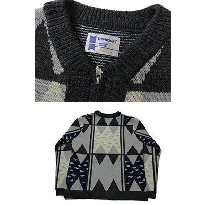 タウンクラフト ジップアップ クルー ニット カーディガン ZIP TOWN CRAFT J.C.PENNEYS | SUNNY SPORTS | 03