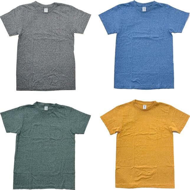 ヴェルバシーン クルーネック Tシャツ Made in the U.S.A. パック Tシャツ ポケット TEE 無地 VelvaSheen ベルバシーン |  | 01