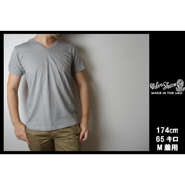 VelvaSheen ヴェルバシーン Vネック Tシャツ パック Tシャツ ポケット TEE 無地 Made in the U.S.A |  | 01