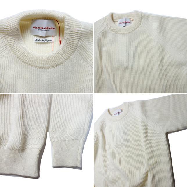 VINCENT ET MIREILLE ヴァンソン エ ミレイユ クルーネックセーター ニット ウールセーター リブセーター リブニット メンズ |  | 03