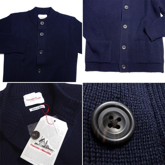 VINCENT ET MIREILLE CARDIGAN 8GG AZE ヴァンソン エ ミレイユ カーディガン 8ゲージ アゼ ウール ニット カーディガン |  | 02
