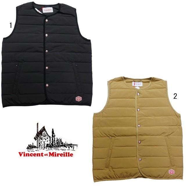 ヴァンソン エ ミレイユ VINCENT ET MIREILLE ステッチレス ダウンベスト インナーベスト ライトダウンベスト | 