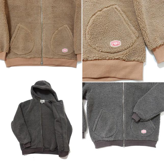 ヴァンソン エ ミレイユ VINCENT ET MIREILLE ボアジップパーカー ボアフーディ フリースジャケット メンズ VM222KB25210 | VINCENT ET MIREILLE | 03